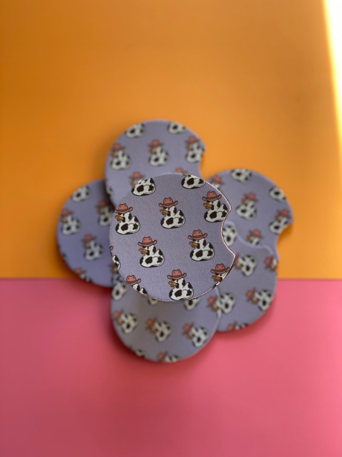 Cowboy Car coaster Set