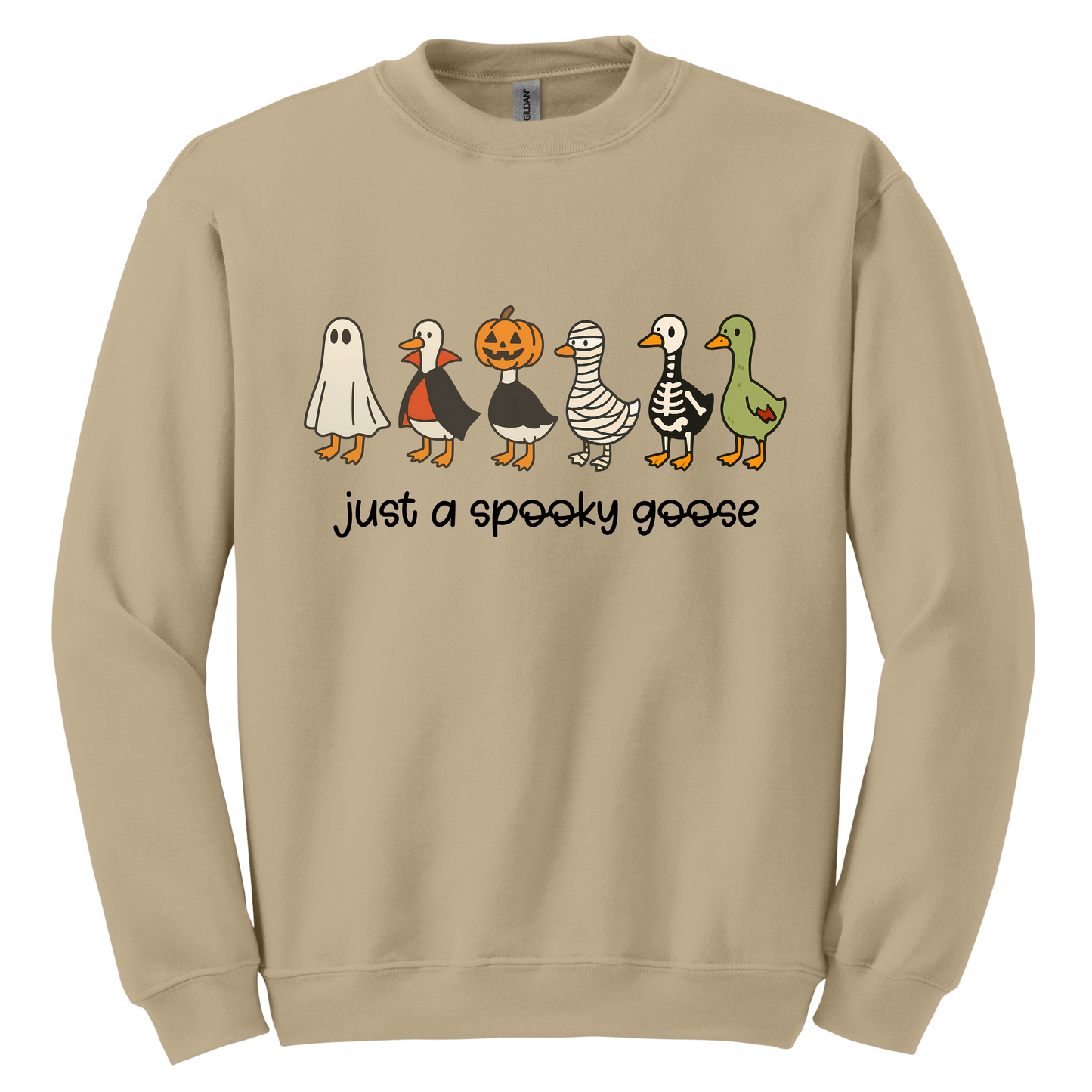 Just a spooky goose Crewneck
