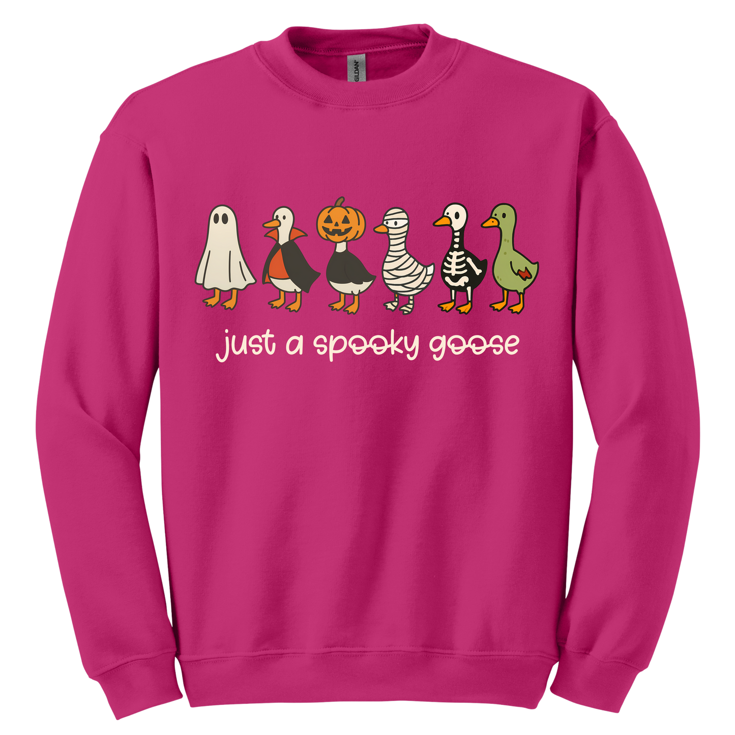 Just a spooky goose Crewneck