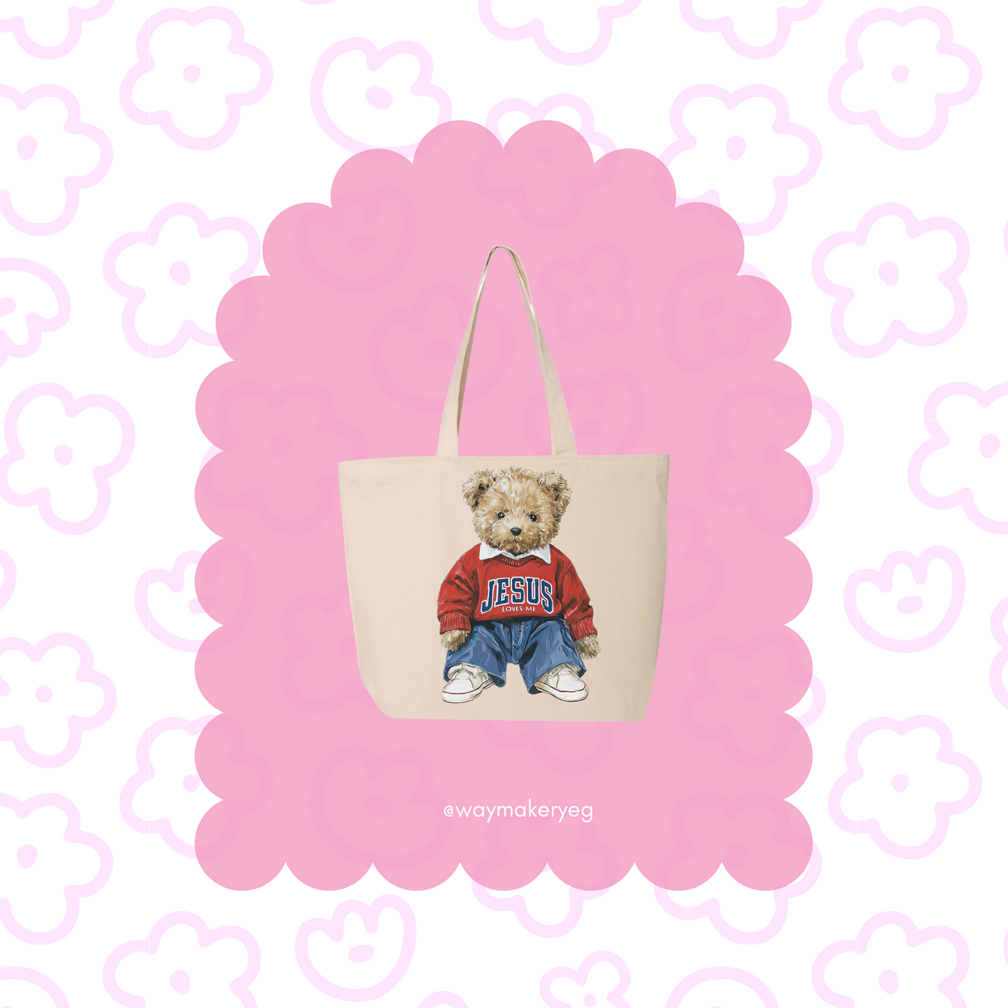 Jesus Loves me Tote