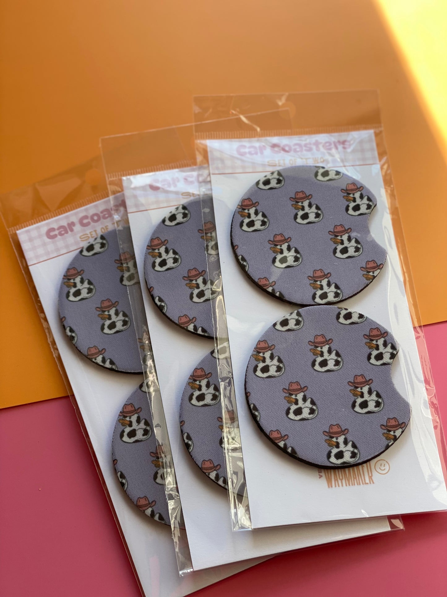 Cowboy Car coaster Set