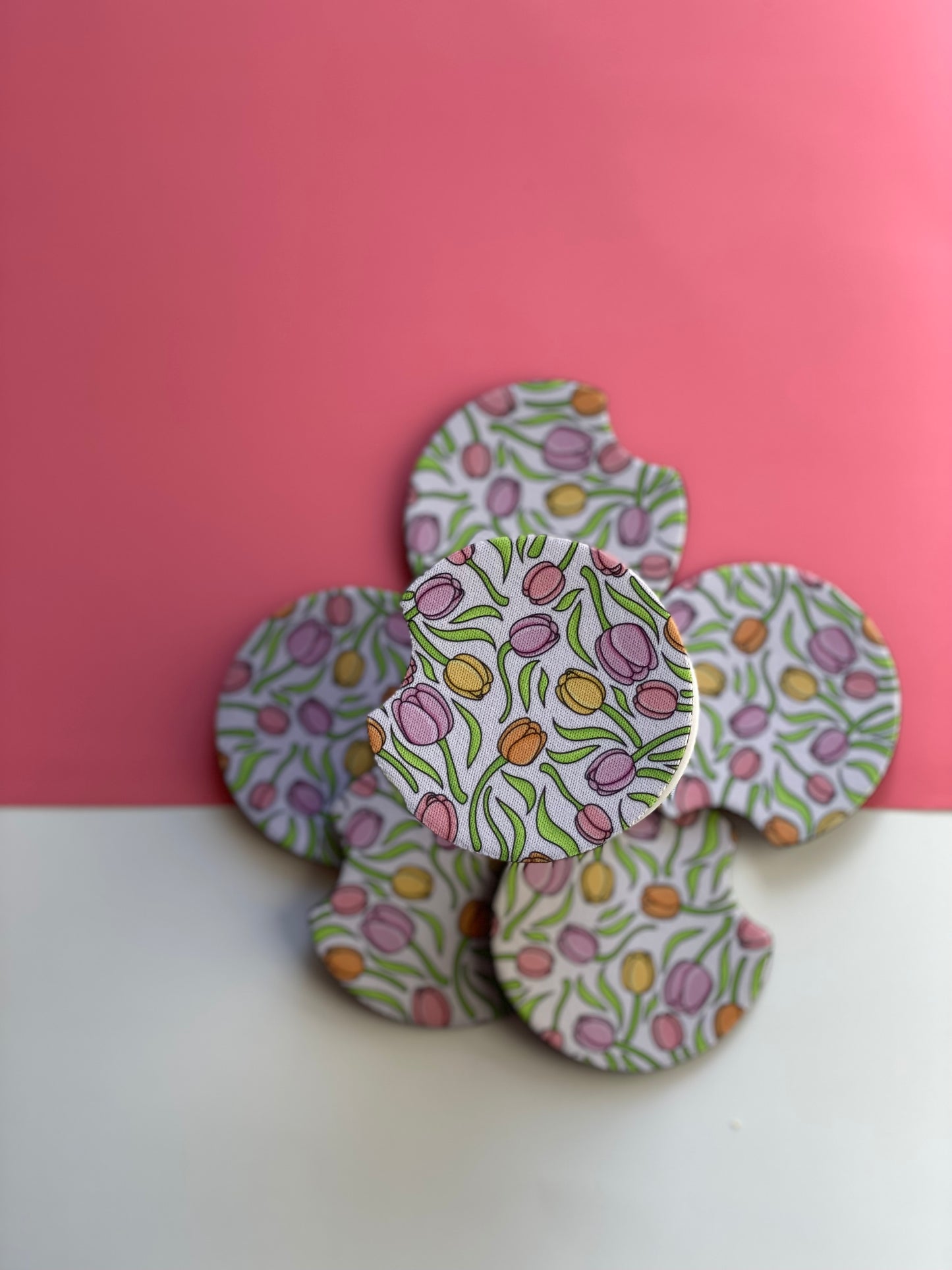 Tulip Car Coaster Set