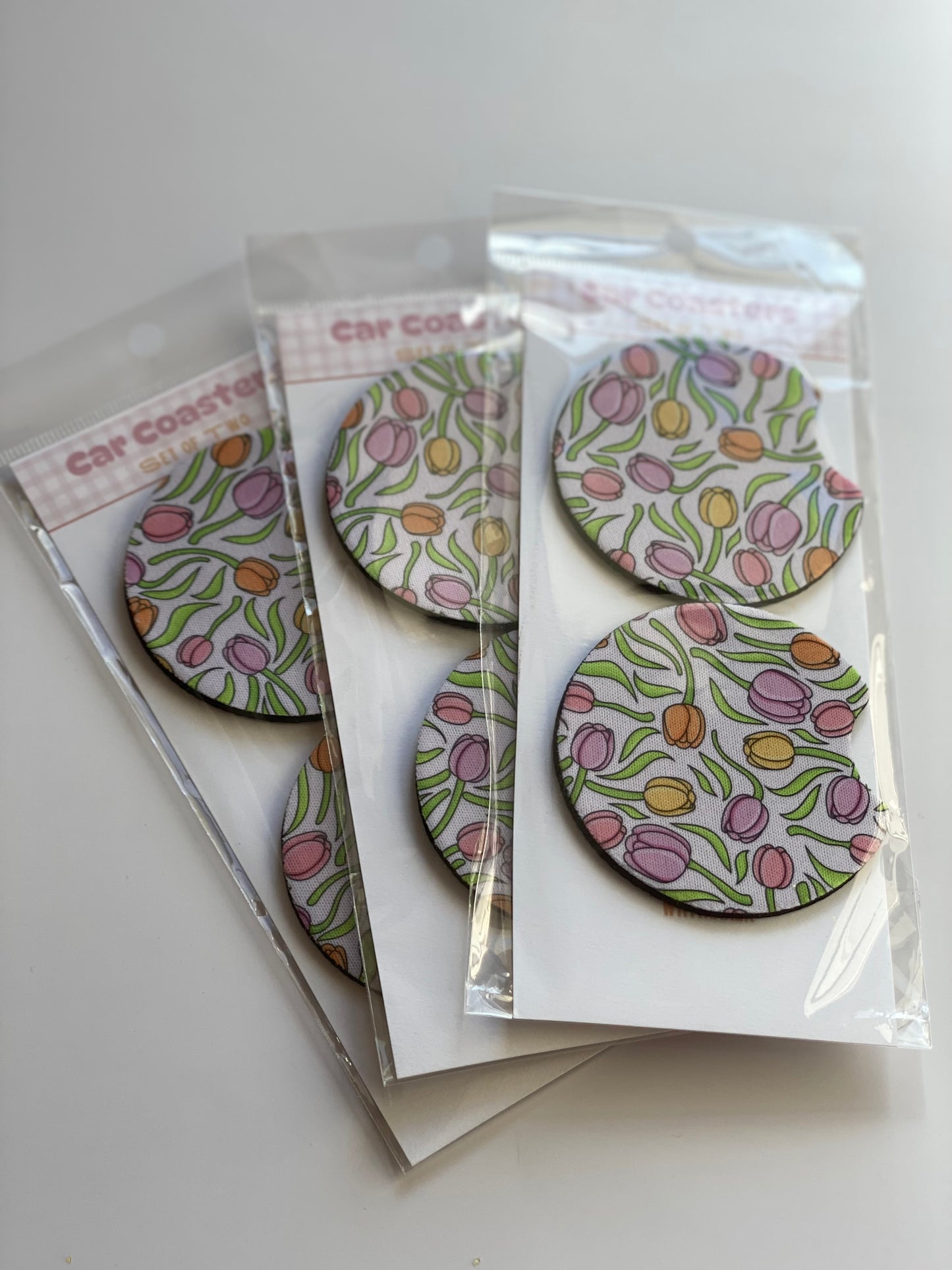 Tulip Car Coaster Set