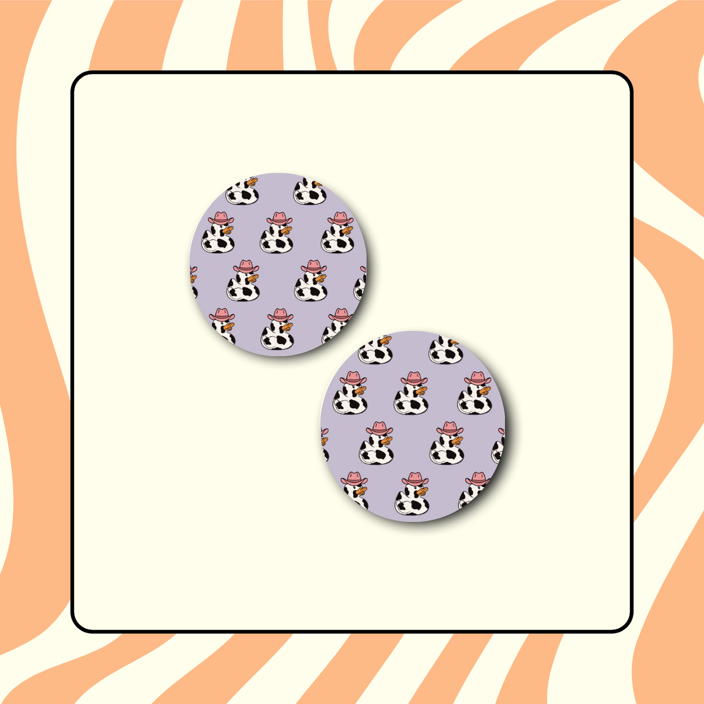 Cowboy Duck Coaster | Set of 2