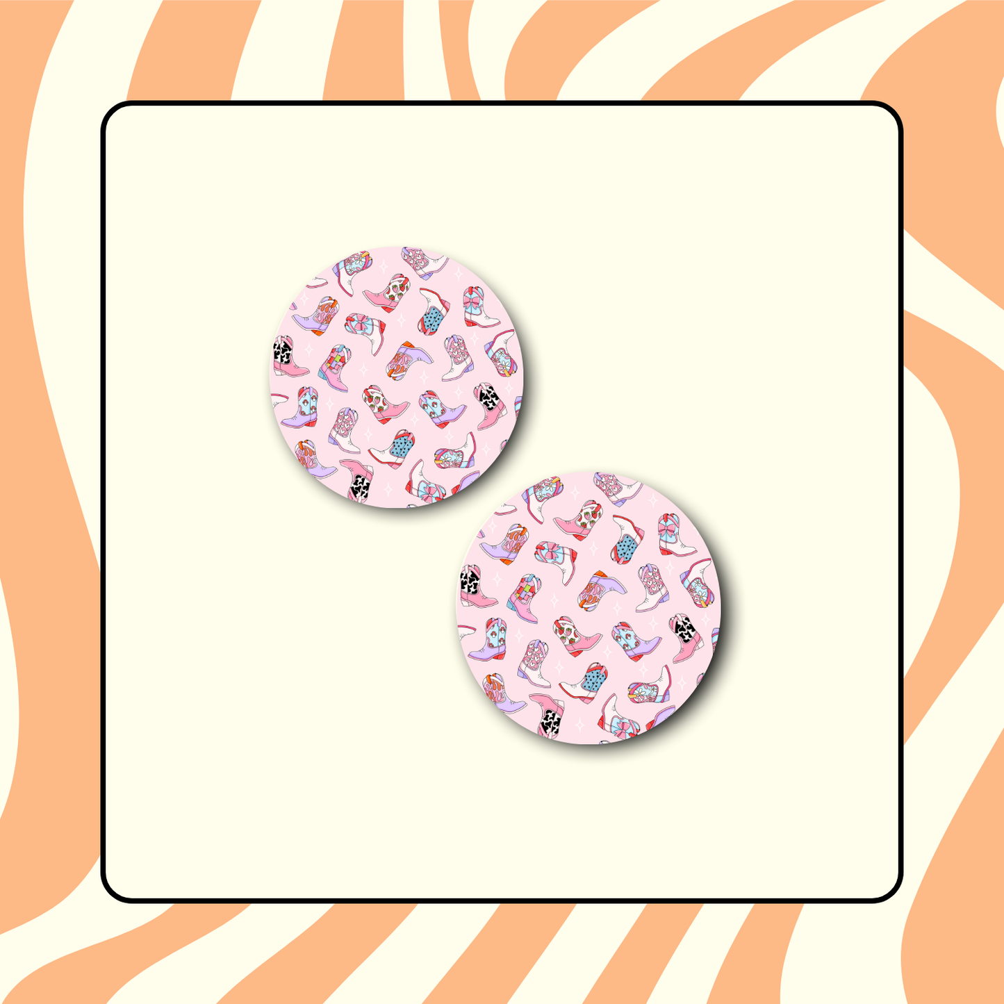Cowboy Coaster | Set of 2
