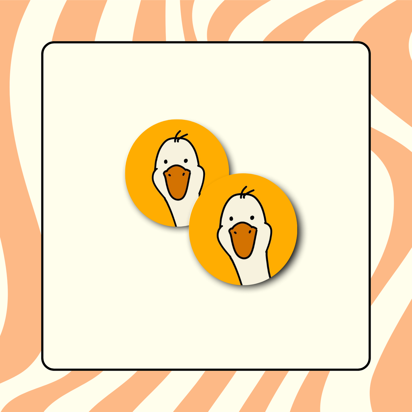 Yellow Duck Coaster | Set of 2