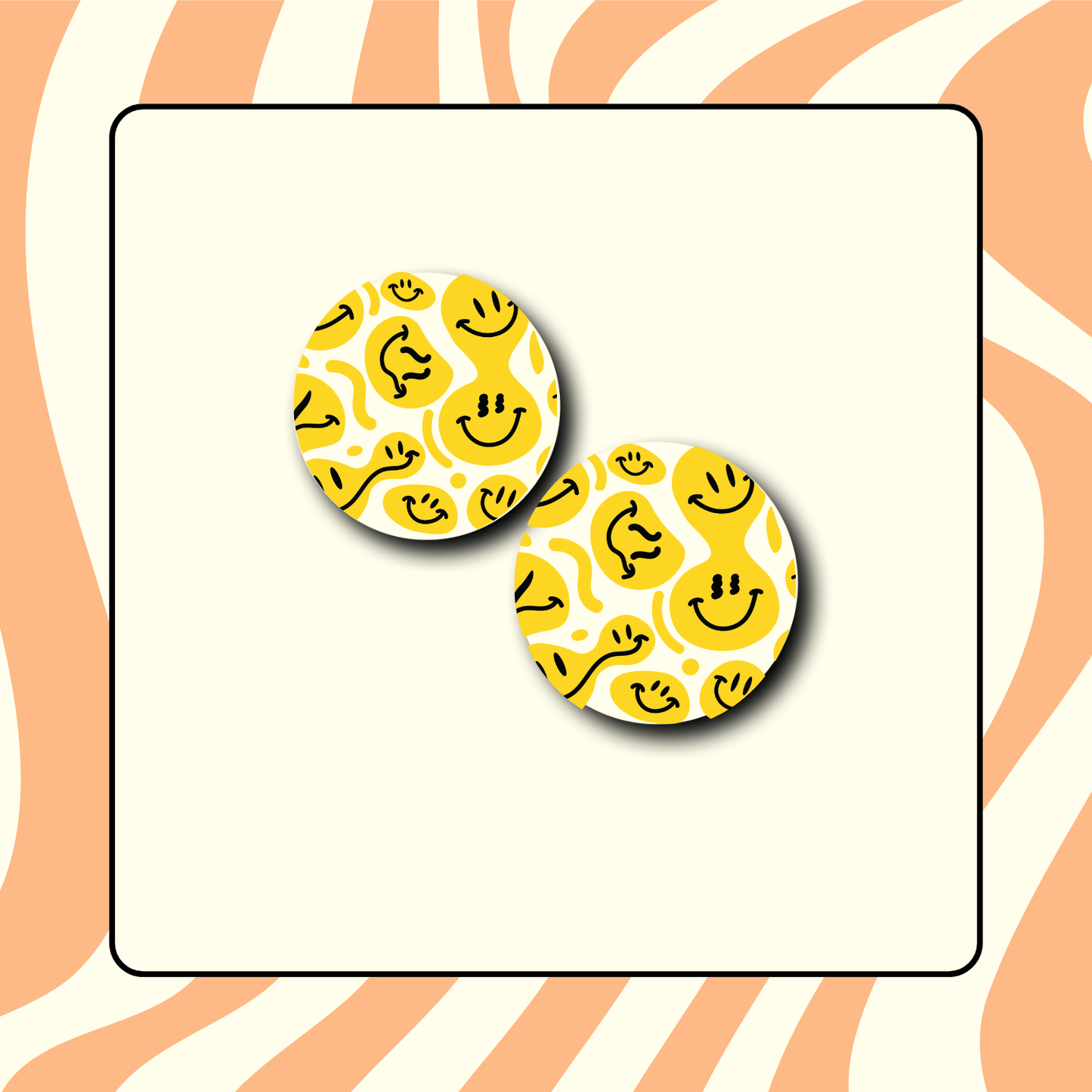 Smiley Coaster | Set of 2