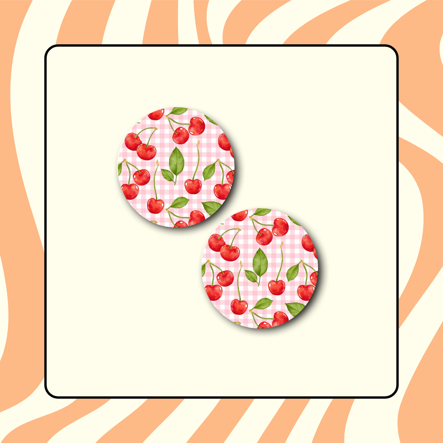 Cherry Coaster | Set of 2