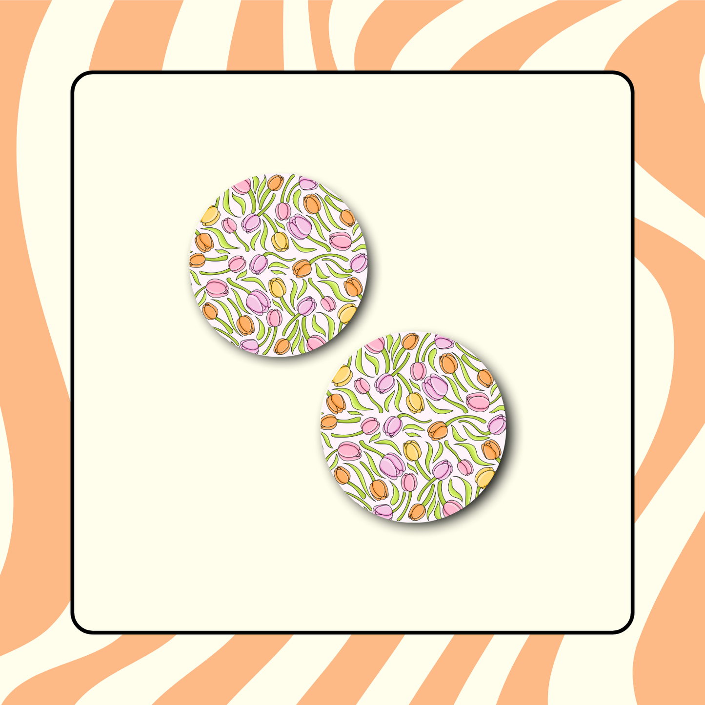 Tulips Coaster | Set of 2