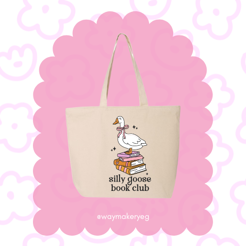 Silly G. Book Club Tote