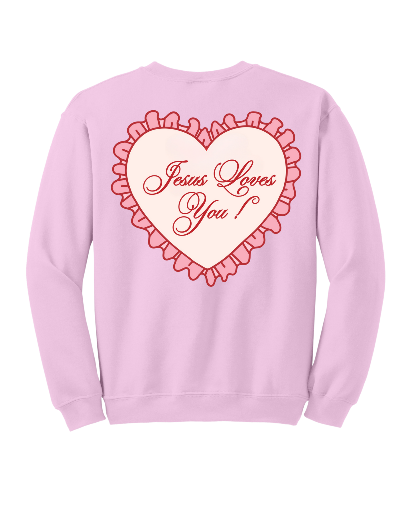 Jesus Love You Heart Crewneck