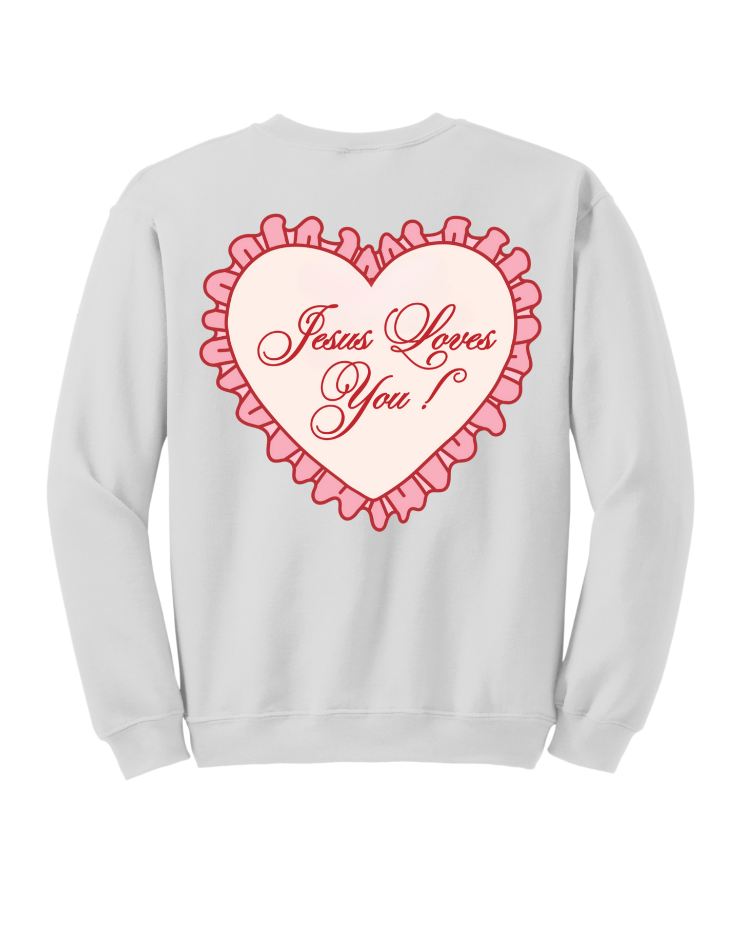 Jesus Love You Heart Crewneck
