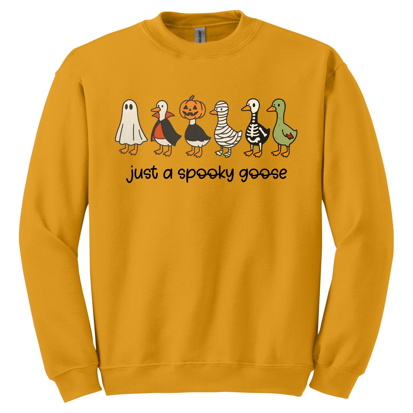 Just a spooky goose Crewneck