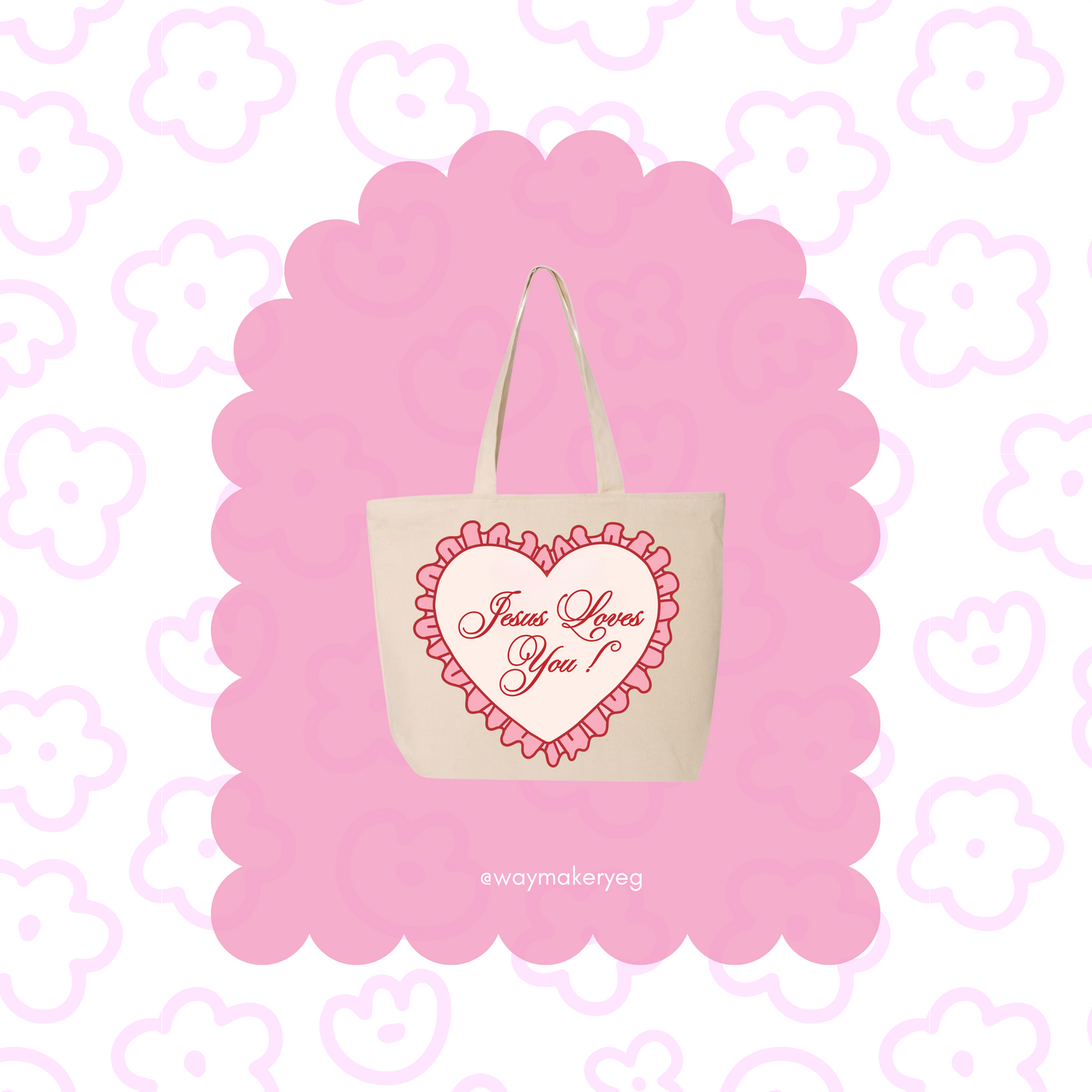 Jesus Loves You Tote