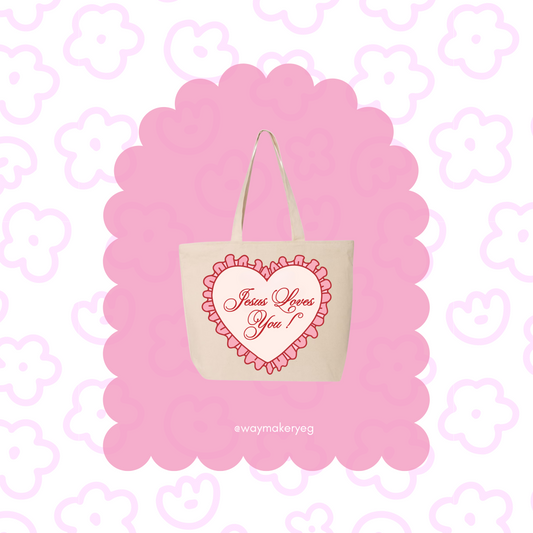 Jesus Loves You Tote