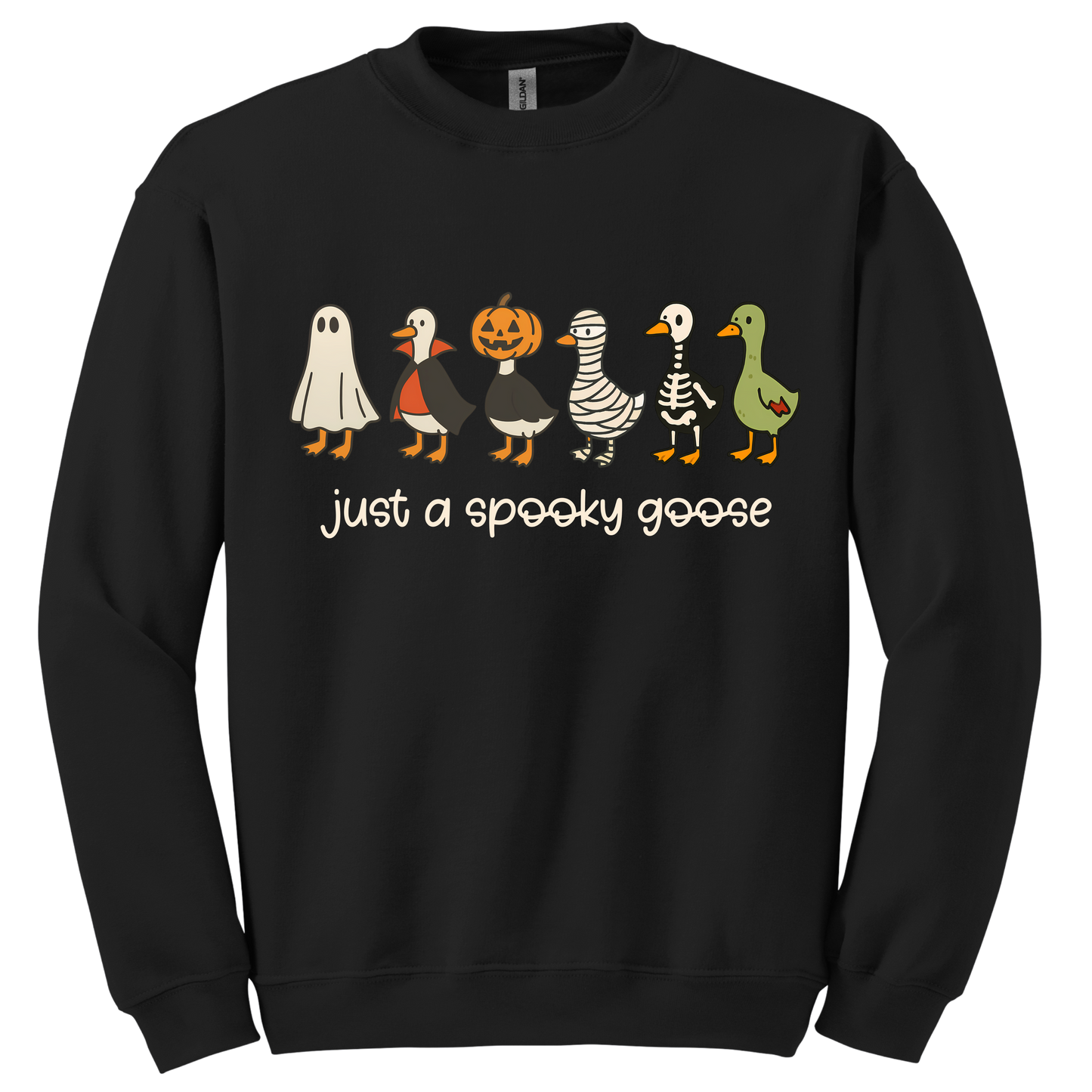 Just a spooky goose Crewneck