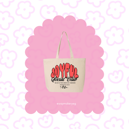 Joyful Social Club Tote