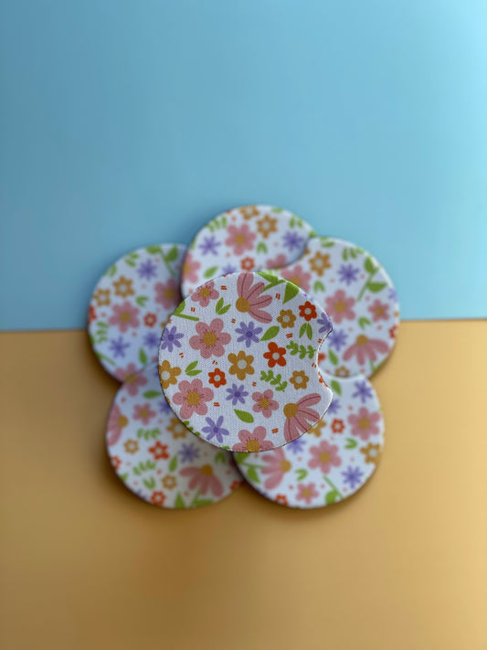 Spring Flower Car Coaster Set