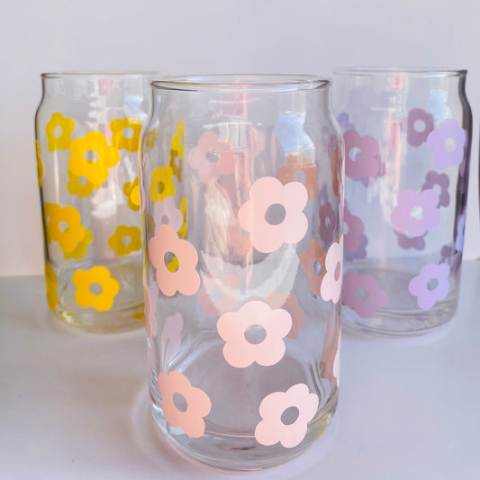 Daisy Glass Cup