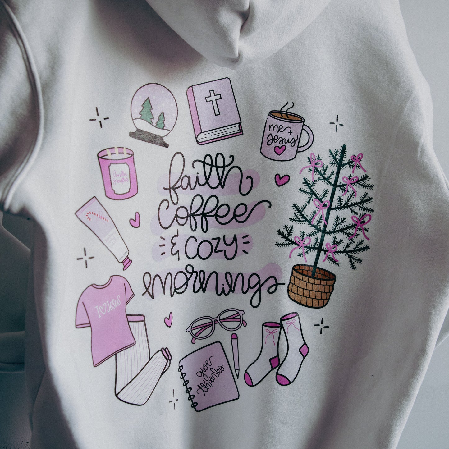 Faith, Coffee & Cozy Mornings Hoodie