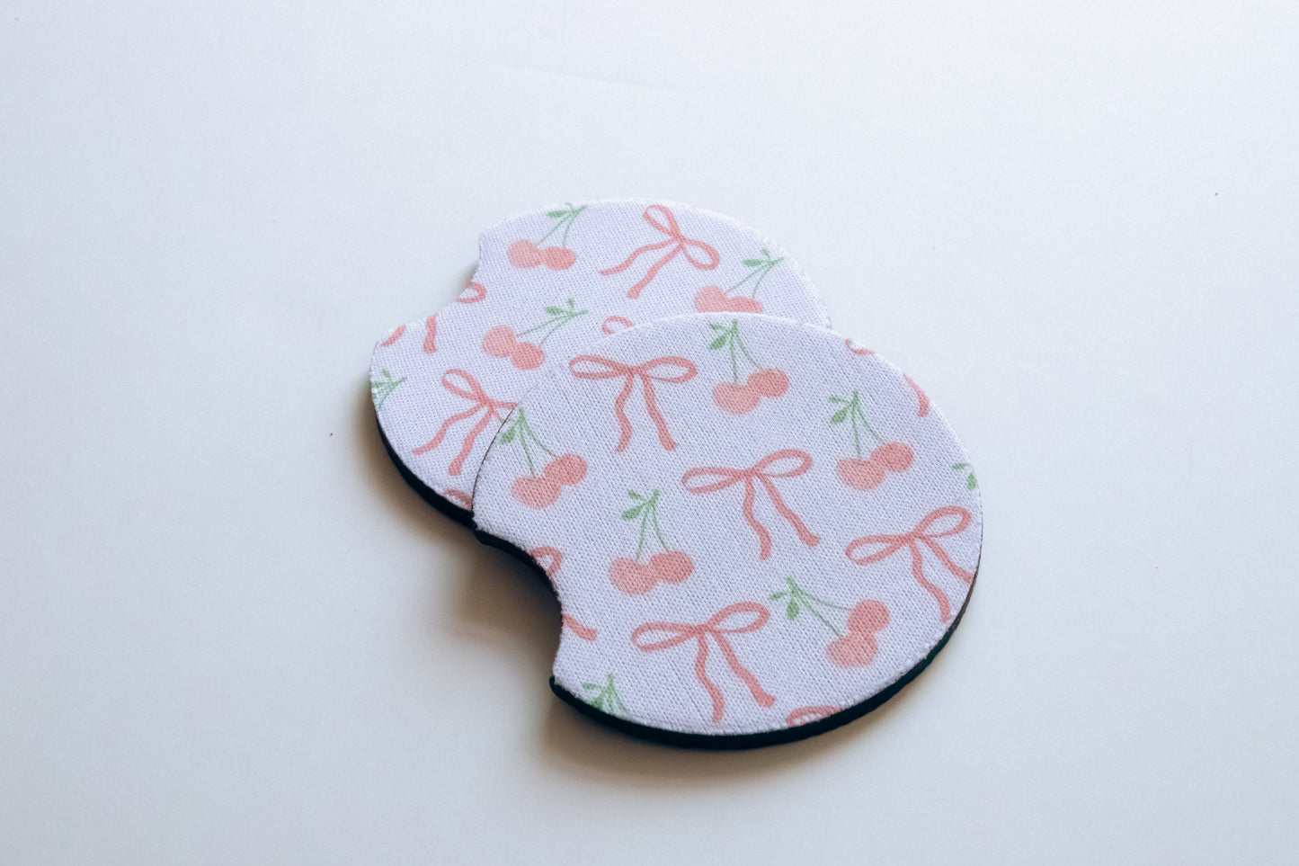 Bow&Cherry Car Coaster