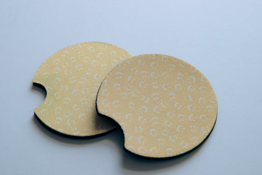 Smiley Car Coaster