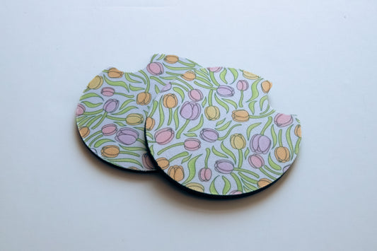 Tulips Car Coaster