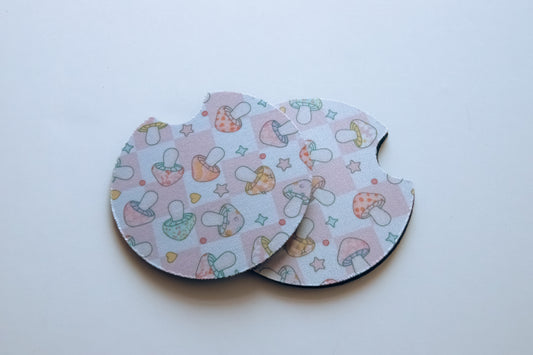 Disco Mushroom Car Coaster