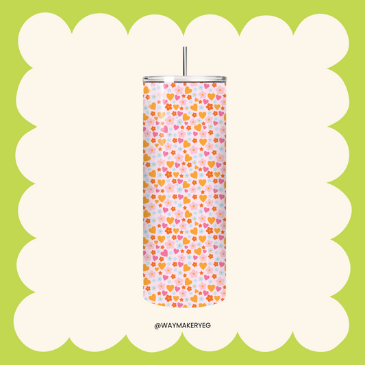 Candy Hearts Tumbler