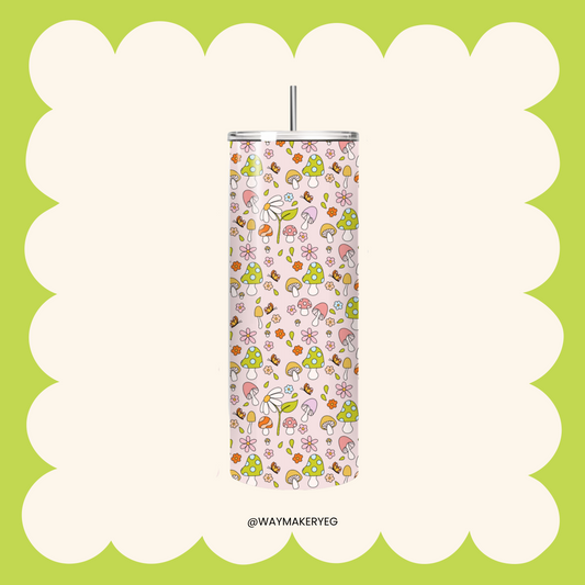 Spring Mushroom Tumbler